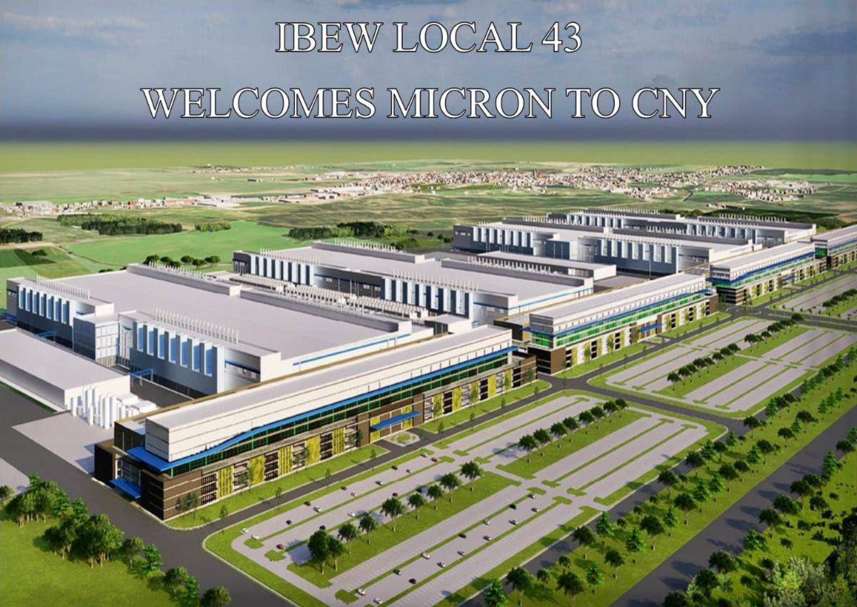 100B Semiconductor Plant Is “Erie Canal Moment” for the IBEW & NY